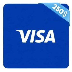 Virtual Visa Card 250 USD Global