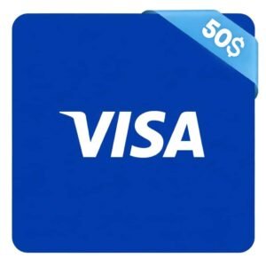 Virtual Visa Card 50 USD Global
