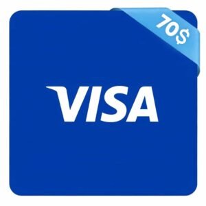 Virtual Visa Card 70 USD Global