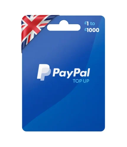 PayPal Instant Top Up - GBP